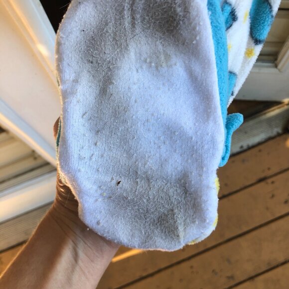 Saras' Prints Super-soft, one-piece pajamas with pig tail Size 10 Unisex - Picture 5 of 7